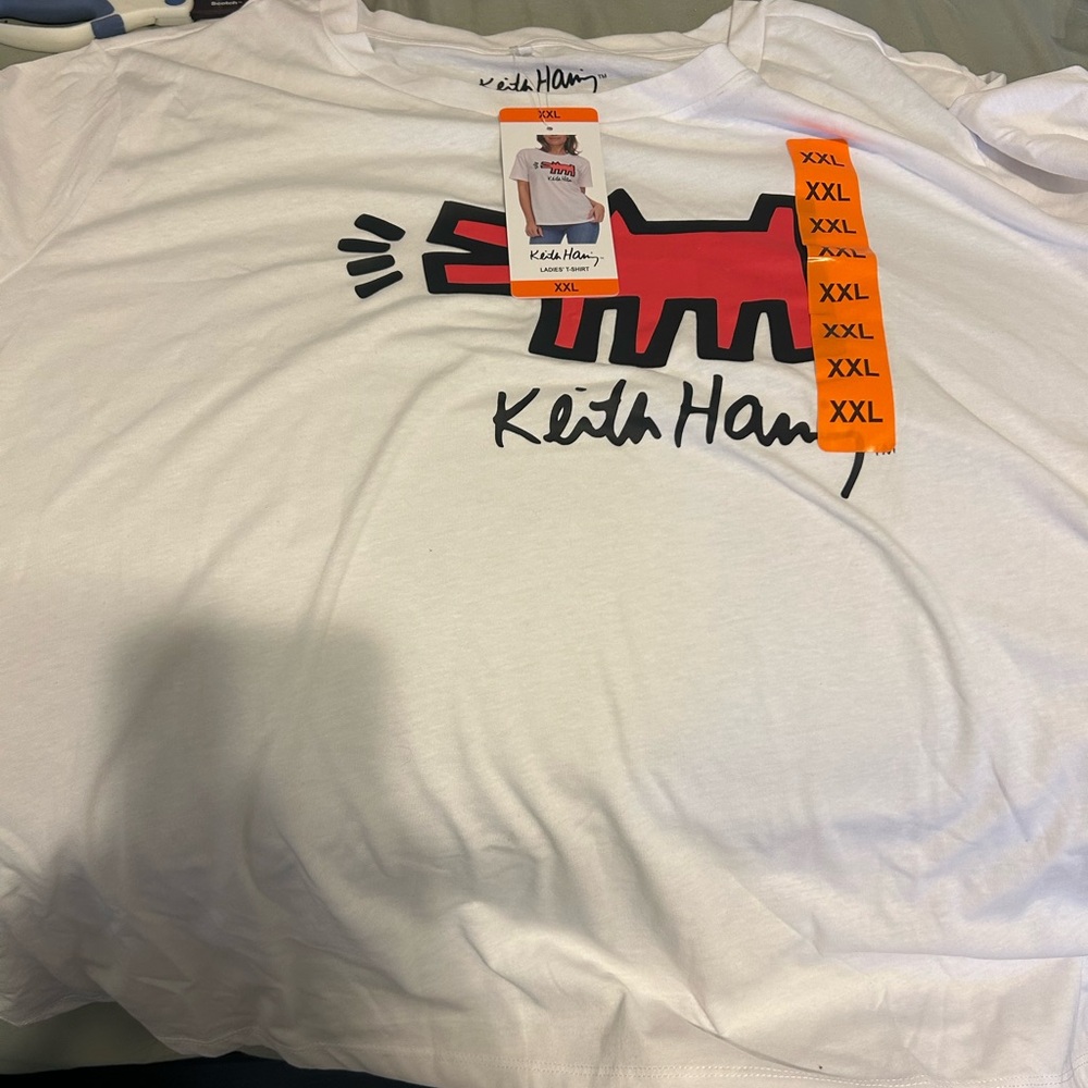 Keith Haring Graphic White Short Sleeve Tee